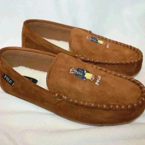 Polo men’s size 9 bear slippers -unisex - Picture 1 of 7